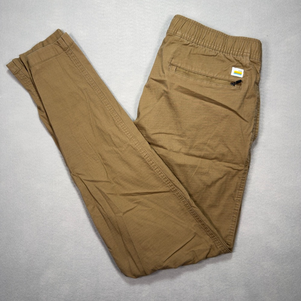 Vuori Ripstop Climber Jogger Pants Mens M Medium (31" X 30 1/4") Khaki Stretch